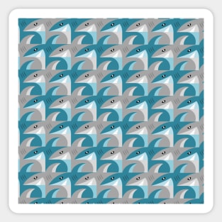 Shark Tessellation Sticker